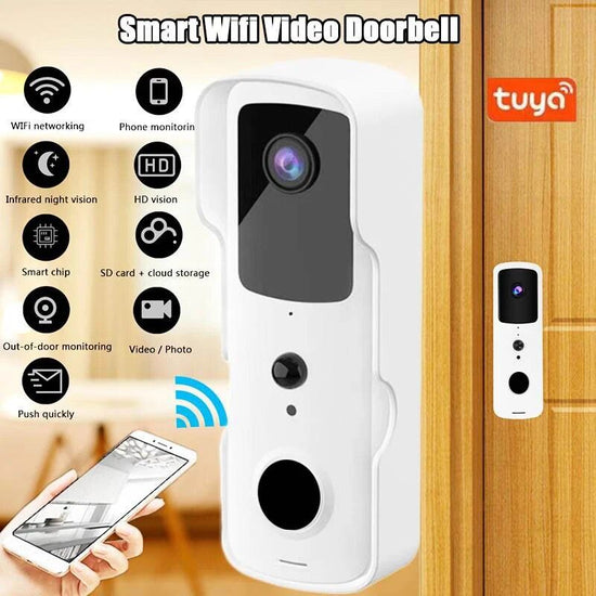 Smart Wireless 1080P WiFi Video Doorbell with Night Vision and Two-Way Talk
