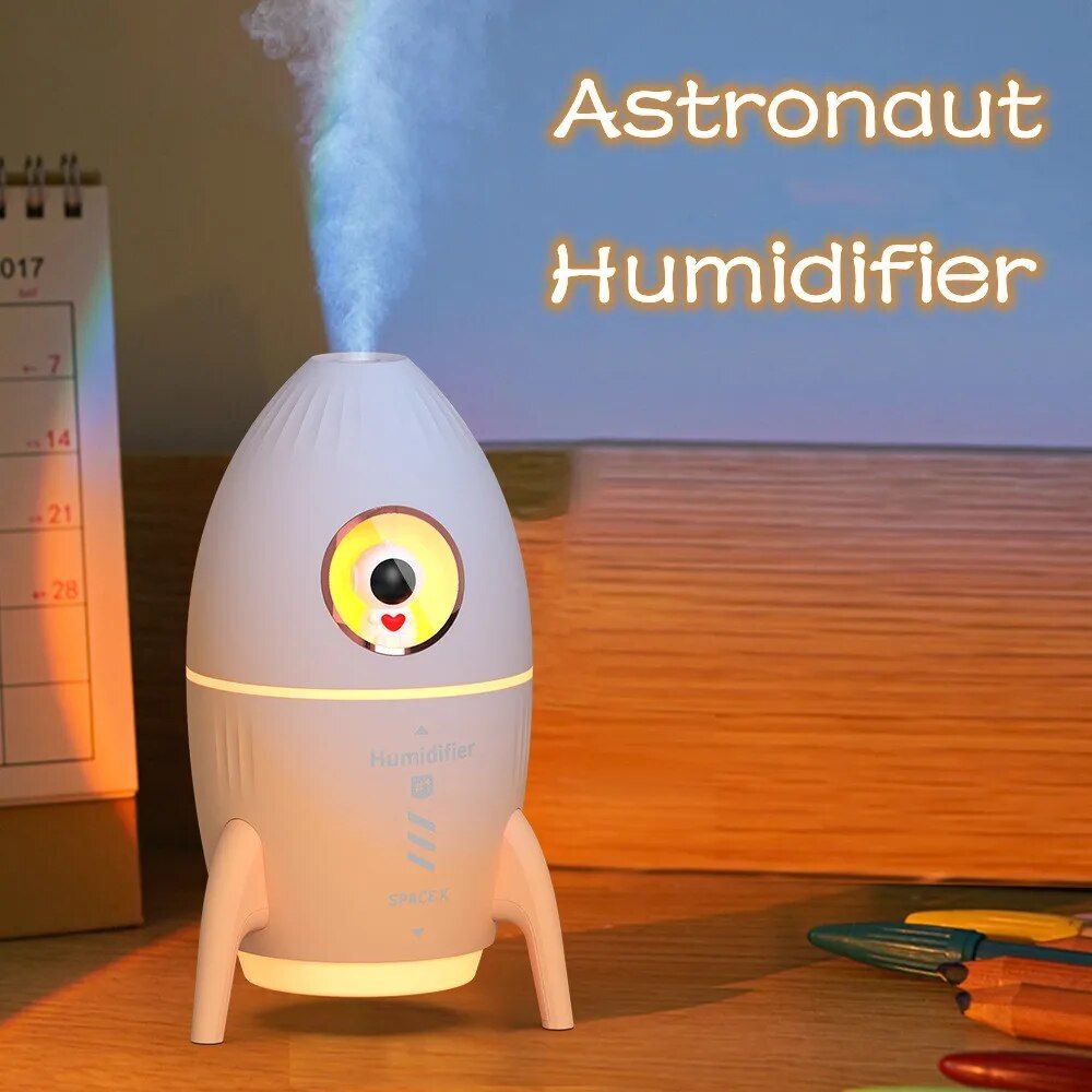 Rocket Ultrasonic Air Humidifier & Essential Oil Diffuser