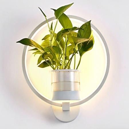 Minimalist Nordic LED Plant Wall Lamp
