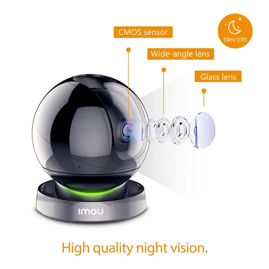 360° HD Wi-Fi PTZ Security Camera with AI Human Detection and Smart Tracking